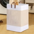 thumbnail image 3 of Foldable Laundry Basket with Handles | 13x13x21 Inch Storage Organizer | Collapsible Fabric Hamper for Bedroom & Laundry Room | Multi-Purpose Linen Storage Bag, 3 of 5