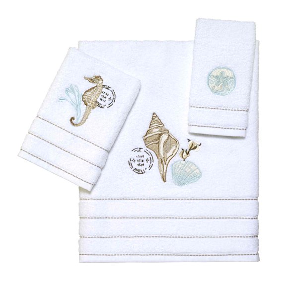 Avanti Farmhouse Shell 3-Piece Towel Set