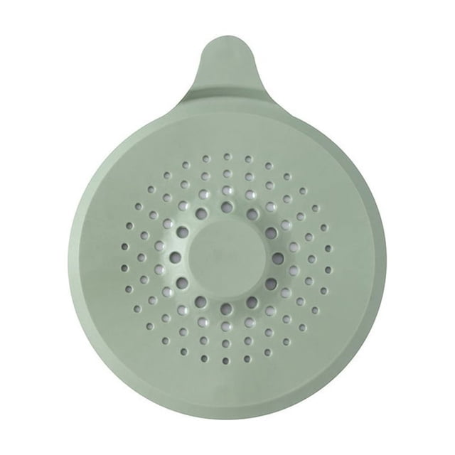 Yuarrent Reemplazo de la cubierta del filtro del fregadero del agua del baño de la cocina Colector de pelo de silicona Ducha Bañera Colador Juegos de accesorios de baño Verde
