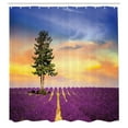 thumbnail image 3 of Ambesonne Lavender Shower Curtain, French Countryside, 69"Wx84"L, Multicolor, 3 of 5