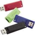thumbnail image 1 of Verbatim Clé USB 16 Go Store N Go, Bleu, Vert, Rouge & Noir, 1 of 1