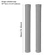 thumbnail image 4 of Toystoory Paquete de 2 guantes protectores antideslizantes para manija de puerta de refrigerador Electrodomésticos Gris Toystoory HA063740-02, 4 of 6