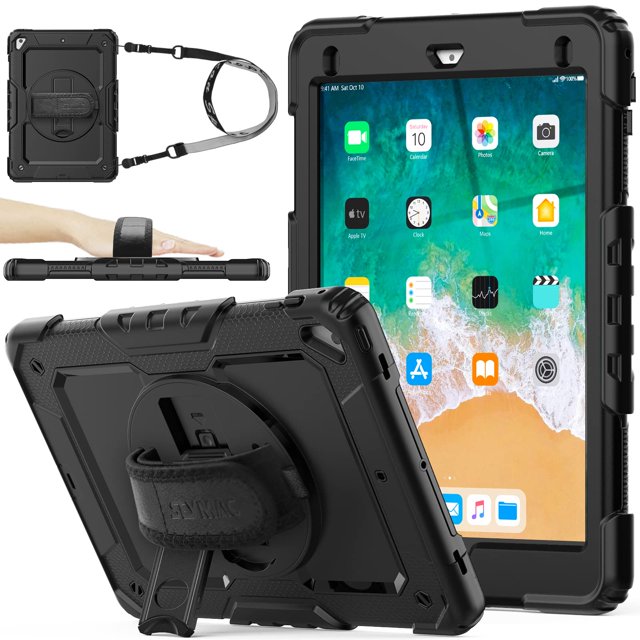 Funda SEYMAC de serie para iPad de 6ª y 5ª generación de 9,7 pulgadas con accesorios
