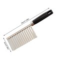 thumbnail image 2 of thinsony Potato Slicer Wavy Edge Stainless Steel Kitchen Vegetable Gadget Fruit Chopper Kitchen Tool, 2 of 7