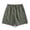 (Casual 214)Army Green, variant on Mens Big & Tall Shorts Summer Breeches Fashion Casual Solid-color Elastic Waist Outdoor Sports Pocket Beach Short Pants Plus Size