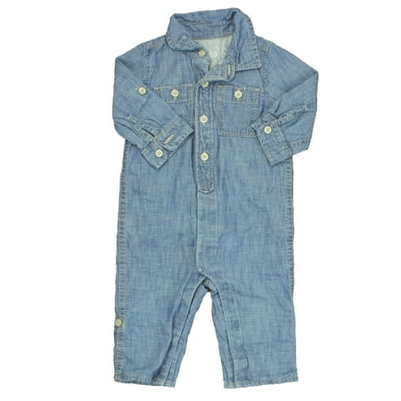 

Pre-owned Gap Boys Blue | Grey Long Sleeve Outfit size: 6-12 Months