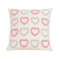 thumbnail image 1 of Costeam 17.7 By 17.7 Inch Valentine Day Heart Embroidered Pillow Cover ,Decorative Cushion Case for Home, 1 of 6