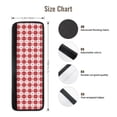 thumbnail image 3 of Refrigerator Door Handle Covers Set of 2, Red plaid heart Adjustable Non Slip Fridge Handle Covers, Appliance Handle Covers for Dishwasher Cuteness Oven Kitchen Decor, 3 of 6