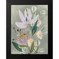 thumbnail image 2 of Vess, June Erica 12x14 Black Modern Framed Museum Art Print Titled - Spring Lilac I, 2 of 5