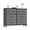 gray, variant on edx 10 Drawers Fabric Cabinet, Clothes Storing, Storage Tower Organizer for Bedrooms, Entryways, Rust