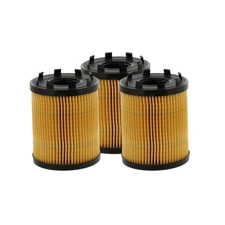 Mopar 68102241AA Oil Filter, 3-Pack Fits Dodge Dart and Jeep Renegade