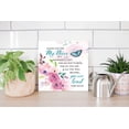 thumbnail image 4 of Niece Wonderful Loved Fuchsia Floral 12 x 12 Wood Wall Sign Plaque, 4 of 4