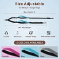 thumbnail image 2 of Unique Bargains Adjustable Dog Leash No Tangle Dual Leash for Two Dogs Sky Blue, 2 of 7