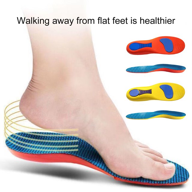 Flexible Insole Sweat Absorbing Sports Insole for Arch Support Fasciitis Relief Universal Breathable Orthopedic Insoles