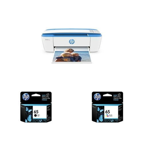 HP DeskJet 3755 Compact AllinOne Wireless Printer with 65 Black and