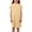 Beige, variant on Einccm Girls Casual Solid Color Dress with Pockets, Short Sleeve Round Neck A-Line Loose Knee Length Dress for Kids and Tween Girls 5-14 Years