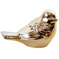 thumbnail image 4 of 2x Adorno de pájaro de cerámica Estatua Estatuilla Accesorios para fotografía Decoración para hogar Dorado, 4 of 9