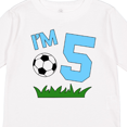 thumbnail image 4 of Inktastic I'm Five fifth birthday soccer Boys or Girls Long Sleeve Toddler T-Shirt, 4 of 5