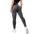 thumbnail image 2 of 3D Anti Cellulite Leggings Tummy Control Compression Pants Scrunch Butt Lifting Leggings 3D Anti Cellulite Leggings for Women High Waisted Leggings Smile Contour Activewear Tights Black S, 2 of 6