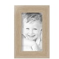 thumbnail image 2 of ArtToFrames 4" x 7" Natural Oak Picture Frame, 4x7 inch Brown MDF Poster Frame (WOM-4299), 2 Pack, 2 of 8