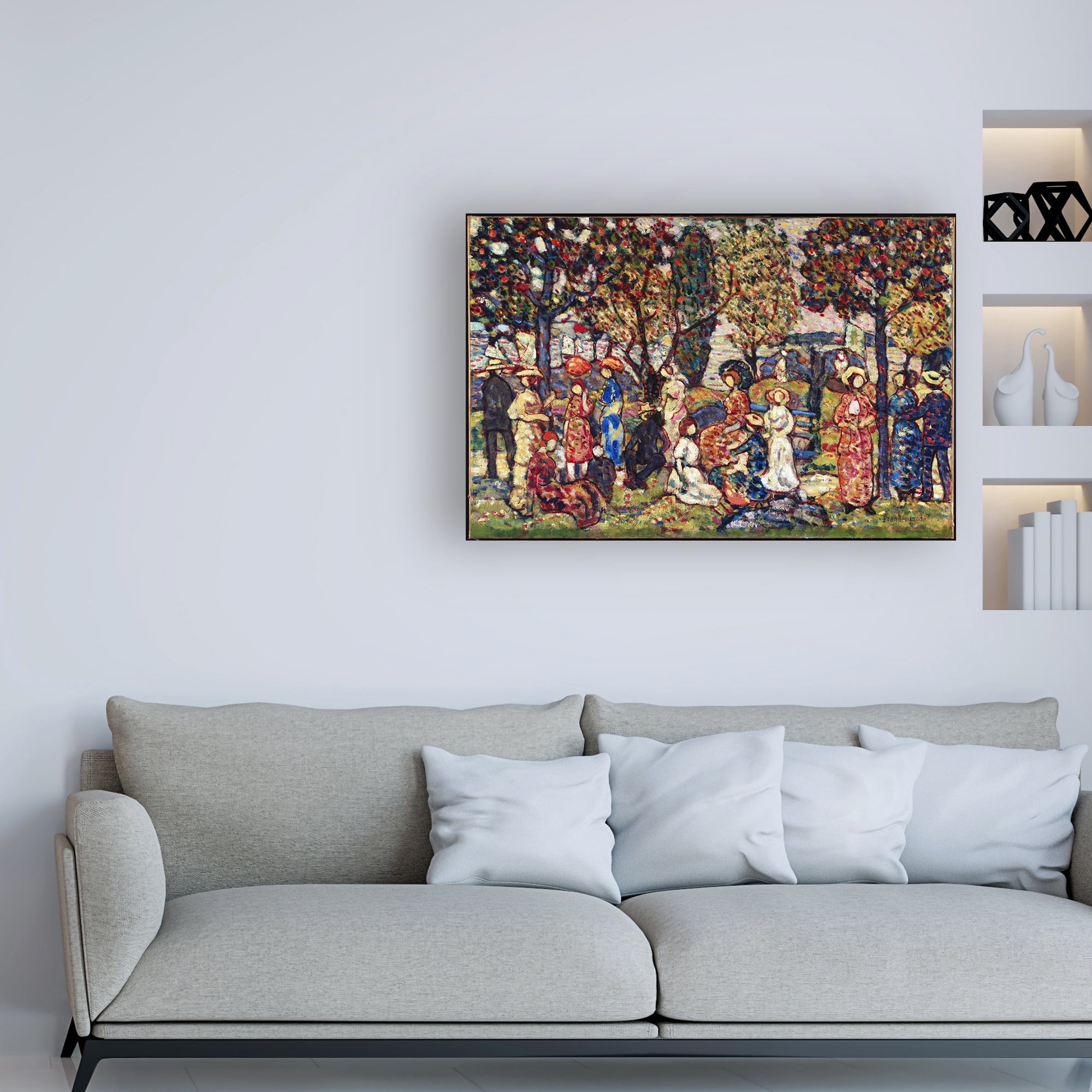 Trademark Fine Art 'Autumn' Canvas Art by Maurice Prendergast