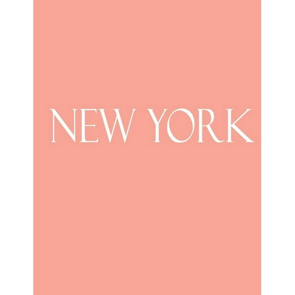 New York: Decorative Book to Stack Together on Coffee Tables, Bookshelves and Interior Design Add Bookish Charm Decor to, (Paperback)