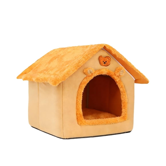 Caseta para perros y gatos, compacta, para dormitorio, pasillo y invierno. L