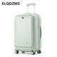 thumbnail image 4 of KLQDZMS ABS + maleta para PC con apertura frontal, maleta de embarque para ordenador portátil, cubierta de carrito con carga USB, equipaje de cabina para mujer de 18 "20" 24 pulgadas, 4 of 4
