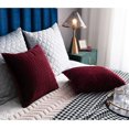 thumbnail image 4 of Fundas de almohada: 2 unidades de 18.0 x 18.0 in, fundas de almohada decorativas cuadradas de terciopelo a rayas originales para sofá de granja. Ofspeizc WMPH-1621-9, 4 of 6