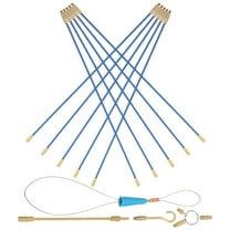 1 Set Electrical Fish Tape Fiberglass Rods for Electricians Cable Wire Pulling Fishing Kit Tools Wall Fishing Accessories