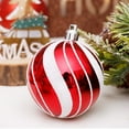 30PCS Christmas Ball Ornaments, 6cm Red Green Plastic Baubles for Tree