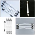 thumbnail image 4 of HERFIER 4Pcs Ironing Board Cover Clips Adjustable Ironing Board Pad Braces Fasteners Elastic Bed Sheet Fasteners 8.65x0.59x0.39in, 4 of 8