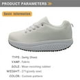 thumbnail image 5 of Zapatillas de deporte con bonitos dibujos de enfermeras para mujer, zapatillas de deporte de malla transpirables con plataforma y cordones,, 5 of 5