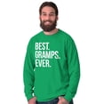 thumbnail image 3 of Best Gramps Ever Grandpa Grandfather Men's Long Sleeve Tee T Shirt Brisco Brands S, 3 of 6