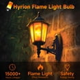 thumbnail image 7 of DAYBETTER LED Flame Light Bulbs, 4 Modes Flickering Light Bulbs with Upside Down Effect, E26/E27 Flame Bulb for Halloween Christmas Party Patio Porch Home Indoor & Outdoor Decoration,2pack, 7 of 7