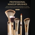 thumbnail image 4 of SACE LADY 10PCS Makeup Cosmetic Brushes Kit Set Foundation Concealers Eye Shadows Brow/ Fan Brush/ Angled Shading Brushes for Beginner Salon Show Performance Daily Use Portable, 4 of 8