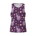 thumbnail image 3 of Fotbe Snake And Flower Pattern Men's Quick Dry Workout Tank Top Gym Muscle Tee Fitness Bodybuilding Sleeveless T Shirt Breathable Workout Shirt-Small, 3 of 8