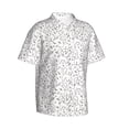 thumbnail image 2 of Daiia Poodle Dog Hawaiian Shirt for Men Gentle Cotton Regular Short Sleeve Casual-X-Large, 2 of 9