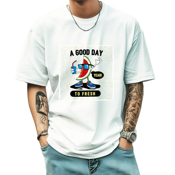 Men's Short Sleeve Graphic T shirt Collection Summer New Trend Sports Shirt Select