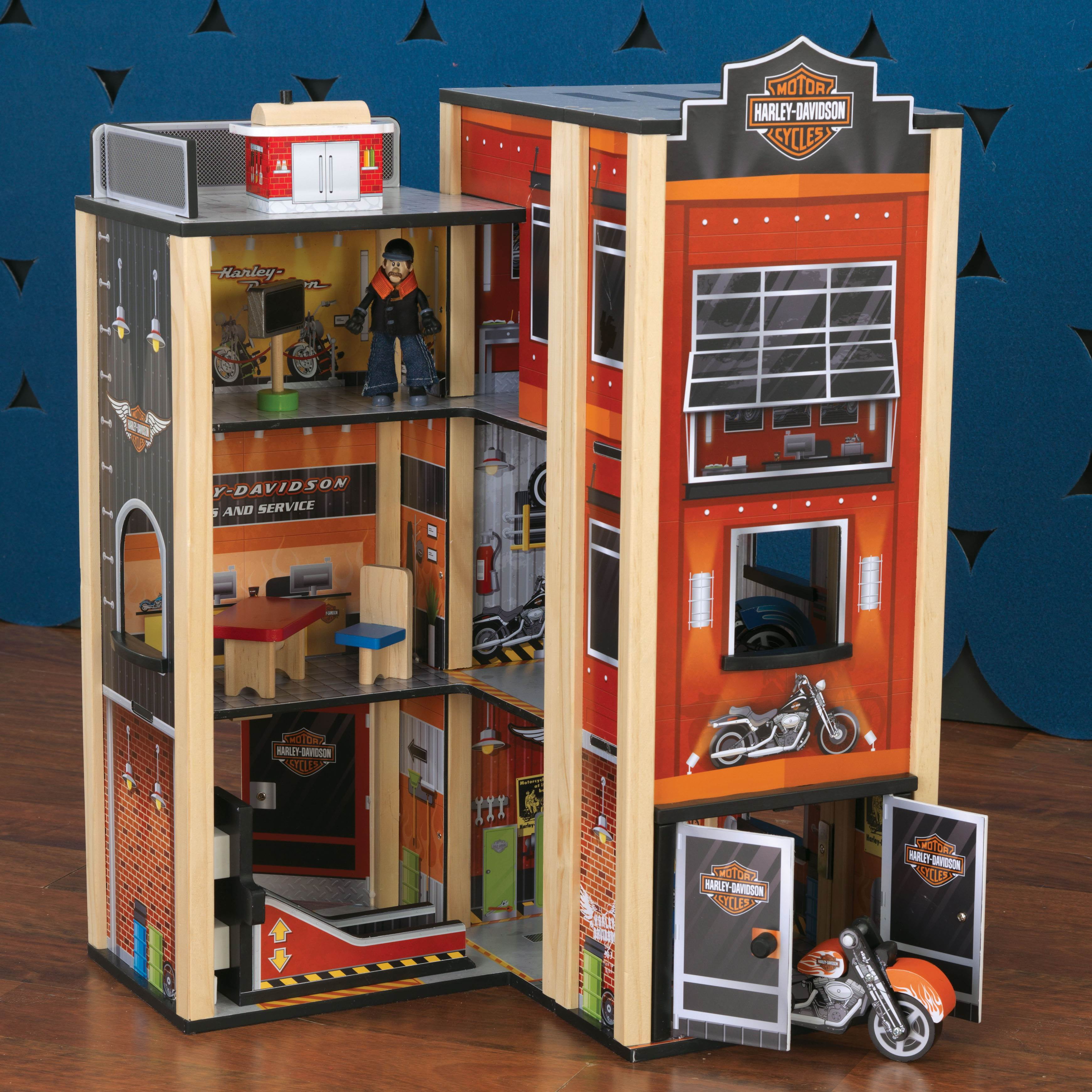 kidkraft wooden garage