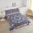 thumbnail image 4 of Erosebridal Animal Elephant Comforter Sets Queen Size,Boho Mandala Bedding Queen Comforter Set,Bohemian Room Decorative,3Pcs, 4 of 8