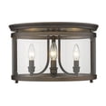thumbnail image 3 of Golden Lighting Payton 3-light Flush Mount in Rubbed Bronze, 3 of 4