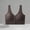 🔥 Coffee, variant on YYV No Underwire Plus Size Push up Bras for Women Push up Bra No Underwire Seamless Sports Bras for Women Seamless Wide-Shoulder Sports Bra Wireless Support for Large Bust Gathered Back
