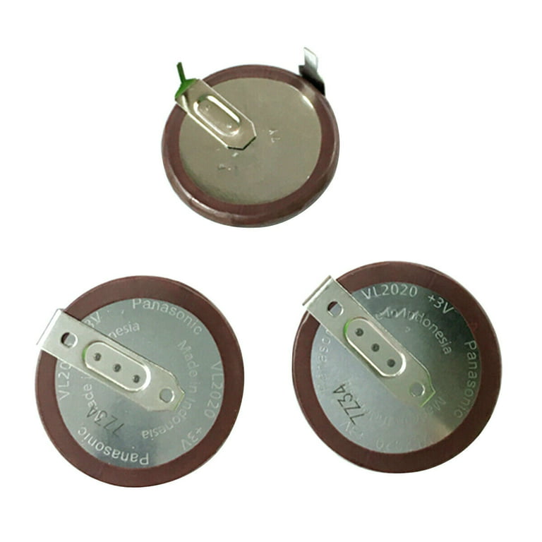 DBTLAP VL2020 3V 20mAh Coin Type Rechargeable 90 Degrees Fillet Lithium  Button Cell Battery for BMW Car Key Fobs : : Computers &  Accessories