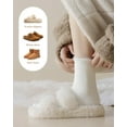 thumbnail image 5 of Women's Thermal Boot Socks with Plush Lining - Ultra Warm Winter Socks for Extreme Cold, 3 Pairs US(5-9), 5 of 7