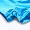 thumbnail image 4 of SWSMCLT Women's Classic Bathing Suit Drawstring Medium Waist Frill Slimming Bath Suit Beachwear Elastic Modest Peacock Blue Small, 4 of 5
