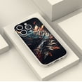 thumbnail image 4 of Agregue un poco de personalidad a su iPhone con esta divertida funda para teléfono plateada mate de doble capa, 4 of 4