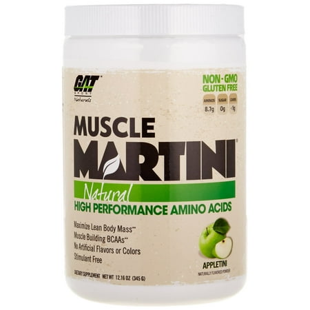 UPC 859613000101 product image for GAT Muscle Martini Natural BCAA Formula, Apple, 30 Servings | upcitemdb.com
