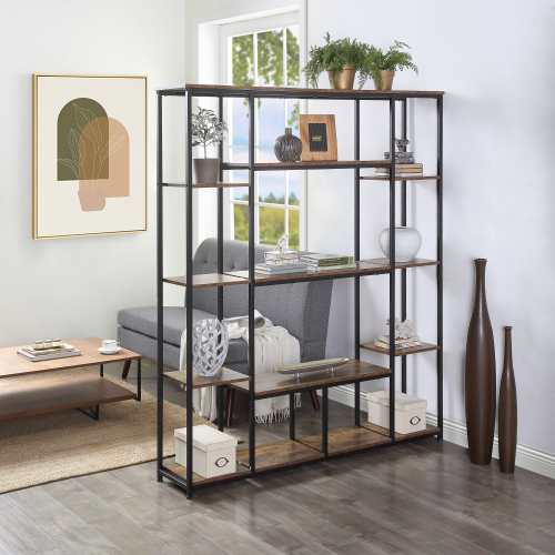 CLEARANCE!Bookcase and Bookshelf, Home Office 5 Tier Bookshelf, Open