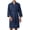 Tibetan Blue, variant on Long Waffle Kimono Spa Robe for Men Soft Summer Mens Bathrobe Lightweight Bath Robe with Pockets One Size Fits White S